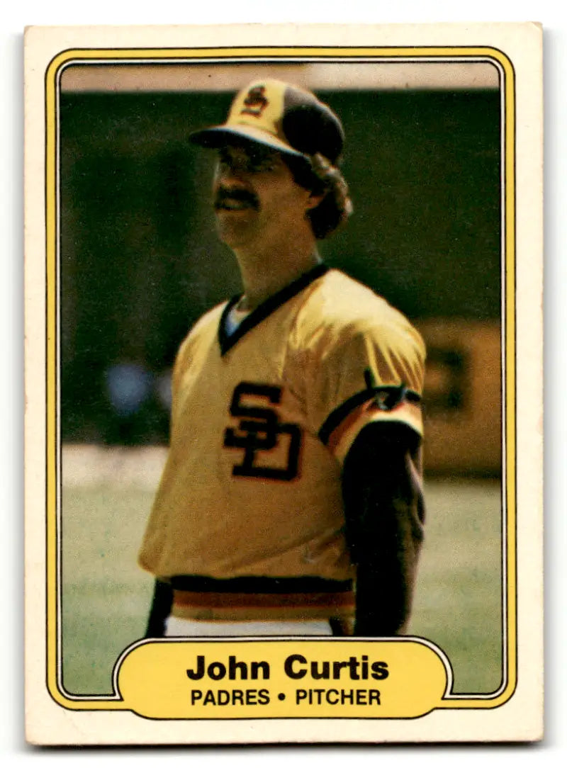 1982 Fleer #569 John Curtis EX/NM Padres ID:60769