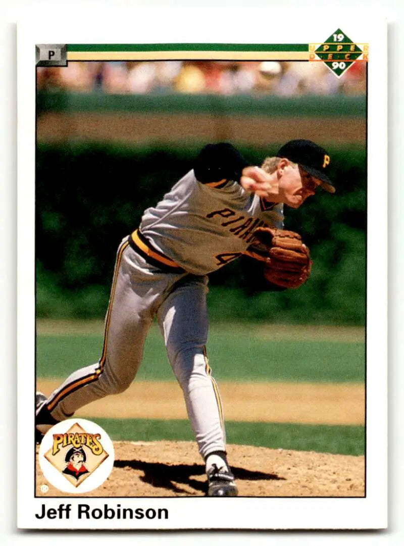 1990 Upper Deck #403 Jeff Robinson Pittsburgh Pirates Baseball Cards ID:60859