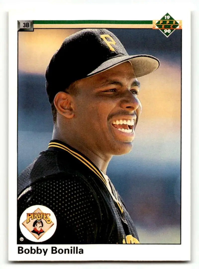 1990 Upper Deck #366 Bobby Bonilla Pittsburgh Pirates Baseball Cards ID:60875