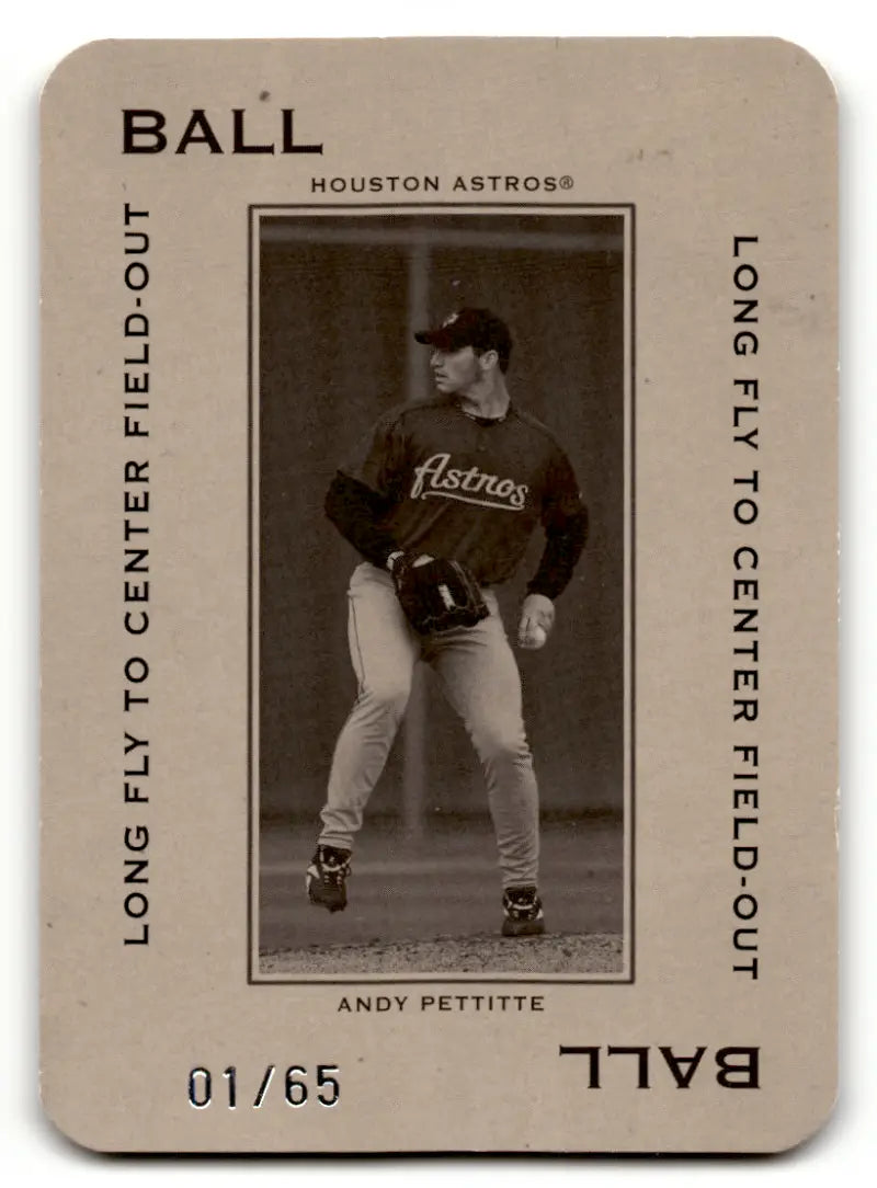 2005 Donruss Throwback Threads Polo Grounds 65 BALL Long Fly #PG-36 And ID:60897