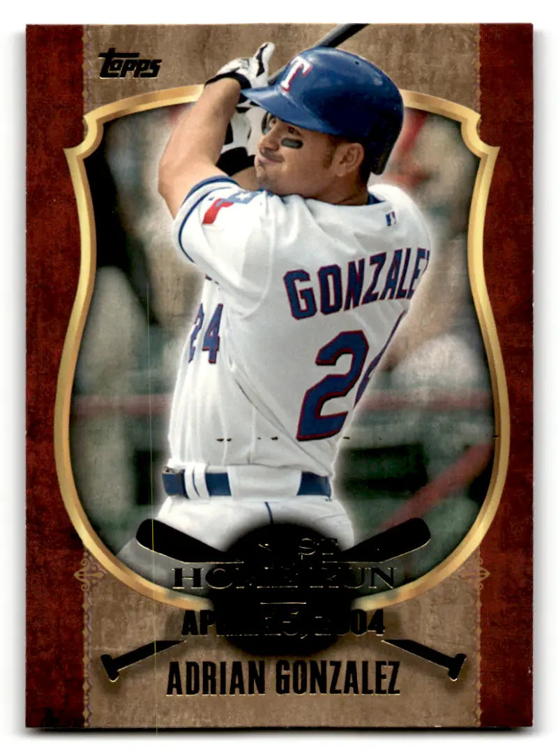 2015 Topps First Home Run Gold #FHR-20 Adrian Gonzalez NM Near Mint Ran ID:60911