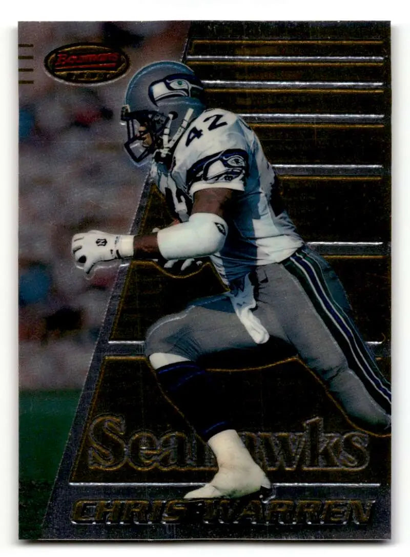 1996 Bowman’s Best #128 Chris Warren Seattle Seahawks Football Cards ID:61108