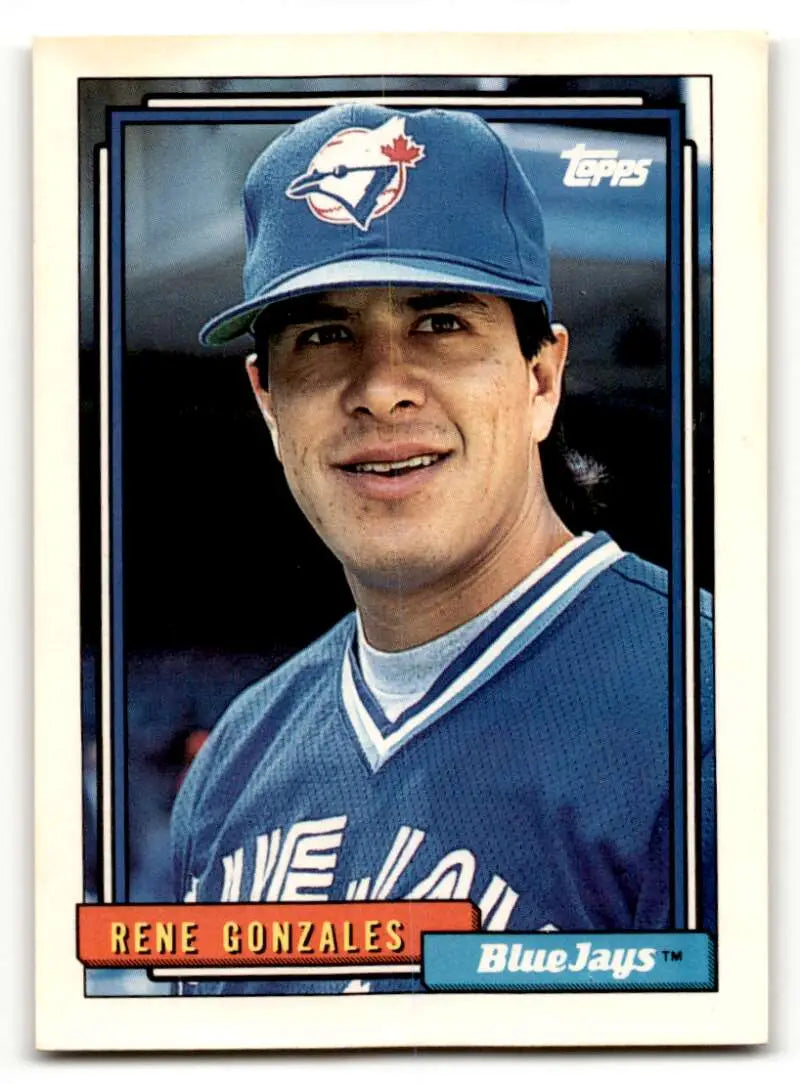 1992 Topps #681 Rene Gonzales Toronto Blue Jays Baseball Cards EX/NM ID:61125