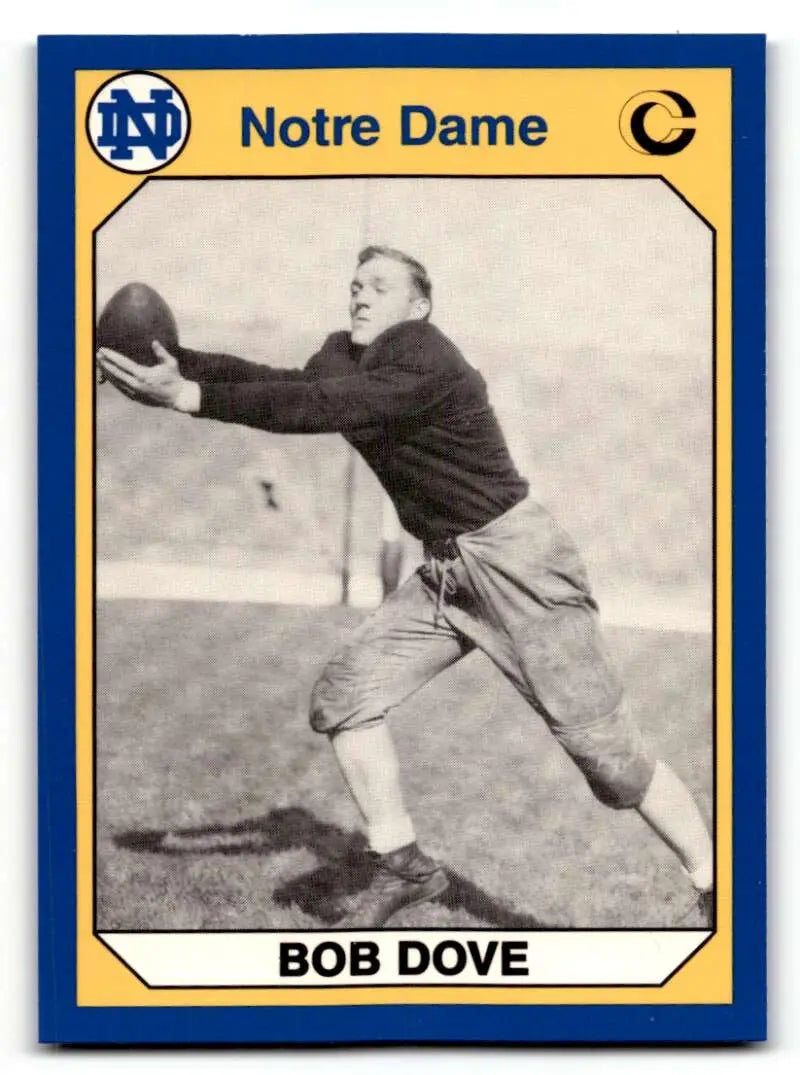 1990 Collegiate Collection Notre Dame #183 Bob Dove Notre Dame Fight ID:61195