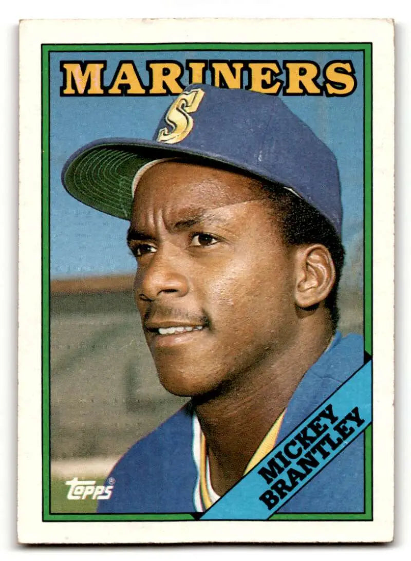 1988 Topps #687 Mickey Brantley Seattle Mariners Baseball Cards NM N ID:61352