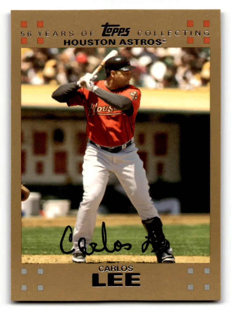 2007 Topps Gold #51 Carlos Lee NM-MT 0540/2007 Astros ID:61539