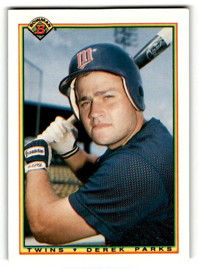 1990 Bowman #422 Derek Parks Minnesota Twins Baseball Cards EX/NM ID:61645