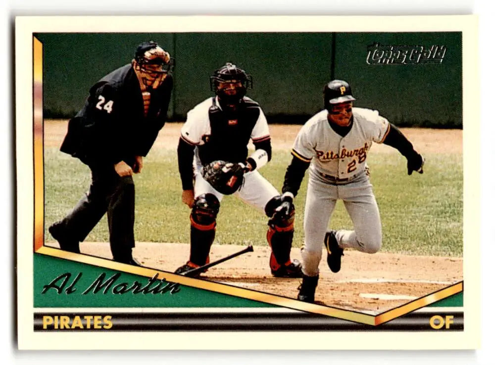 1994 Topps #366 Al Martin Pittsburgh Pirates Baseball Cards EX/NM ID:61680