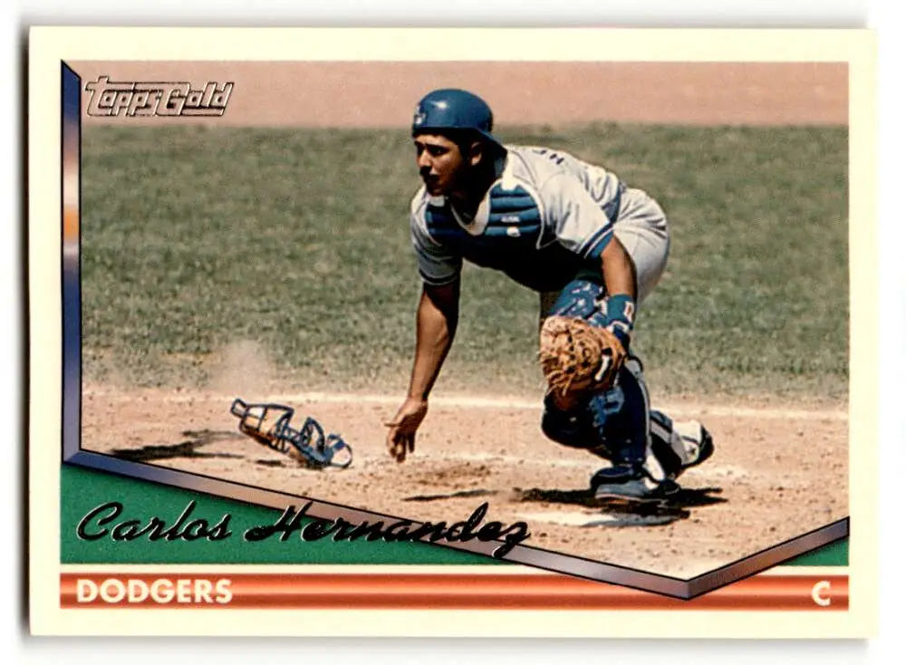 1994 Topps #353 Carlos Hernandez Los Angeles Dodgers Baseball Cards ID:61694