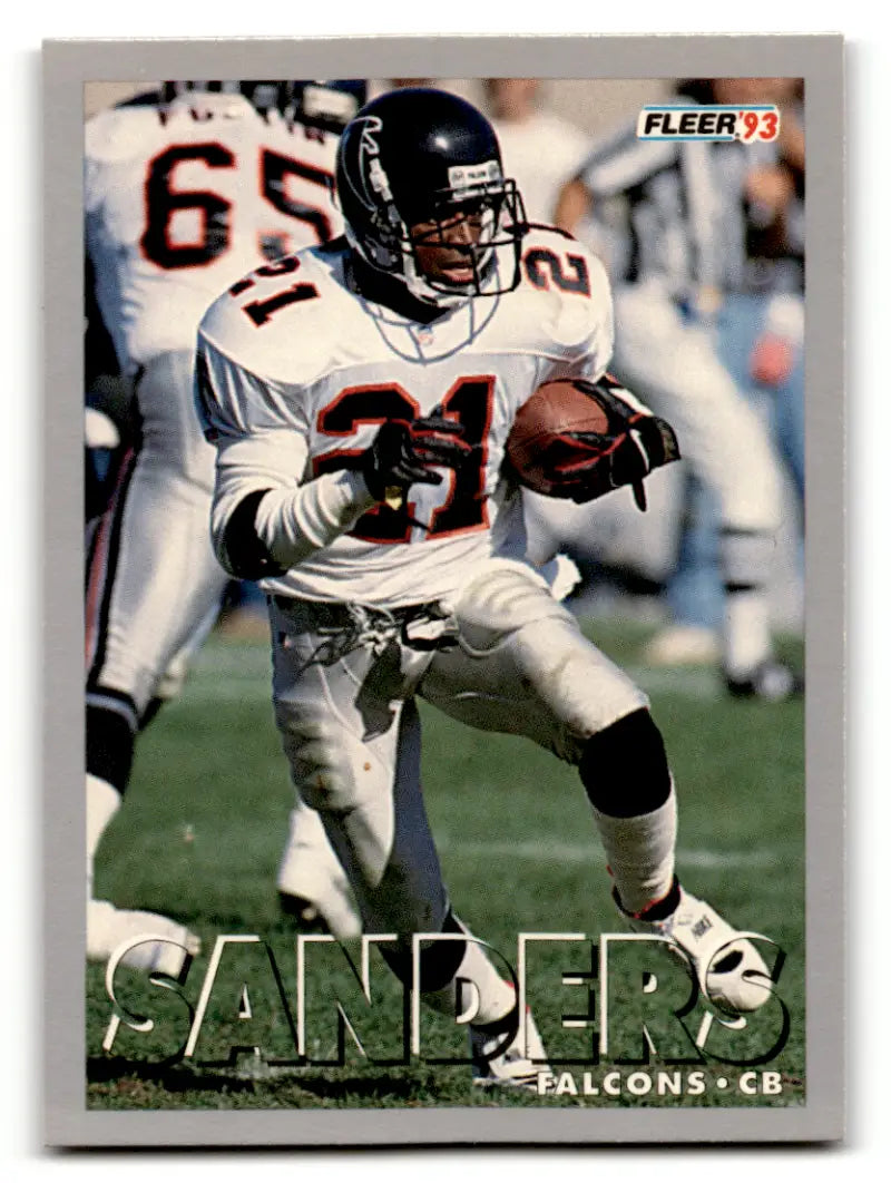 1993 Fleer #385 Deion Sanders NM Near Mint Falcons ID:61806