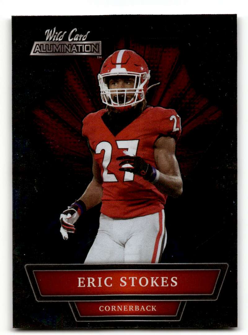2021 Wild Card Alumination #ABC-18 Eric Stokes Georgia Bulldogs Foot ID:61838