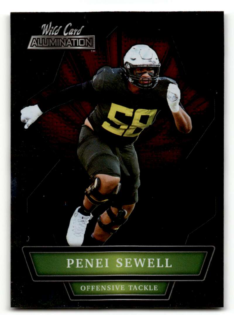 2021 Wild Card Alumination #ABC-16 Penei Sewell Oregon Ducks Footbal ID:61841