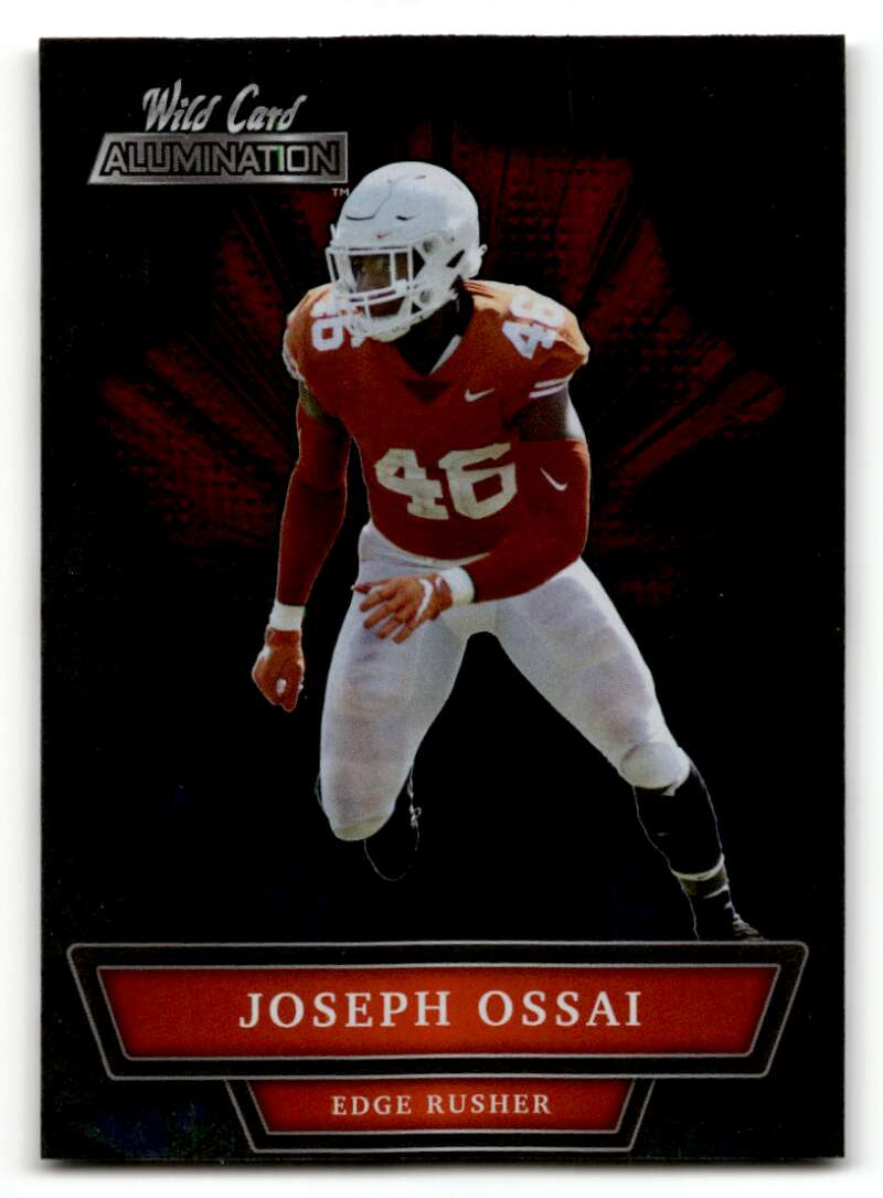 2021 Wild Card Alumination #ABC-27 Joseph Ossai Texas Longhorns Foot ID:61861