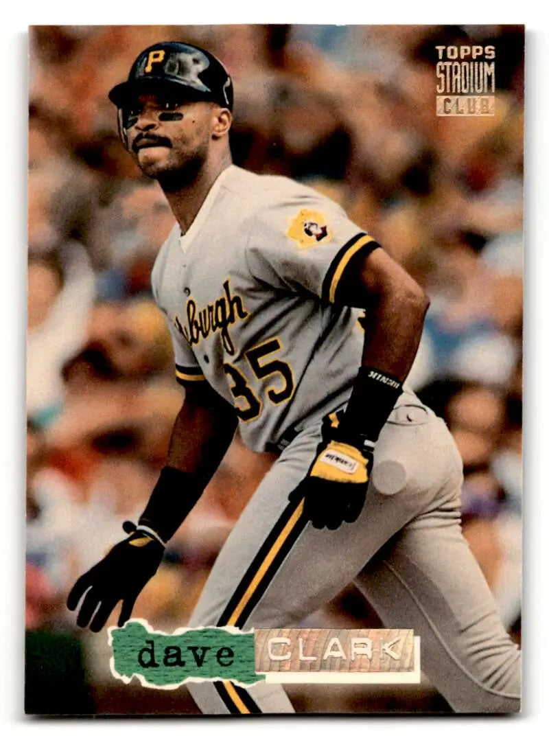 1994 Stadium Club #498 Dave Clark Pittsburgh Pirates Baseball Cards ID:61887