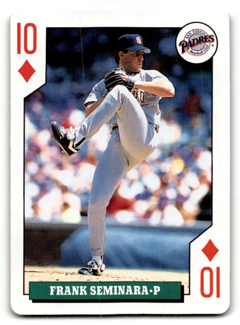 1992 Bicycle Rookies #10 Frank Seminara San Diego Padres Baseball Ca ID:62066