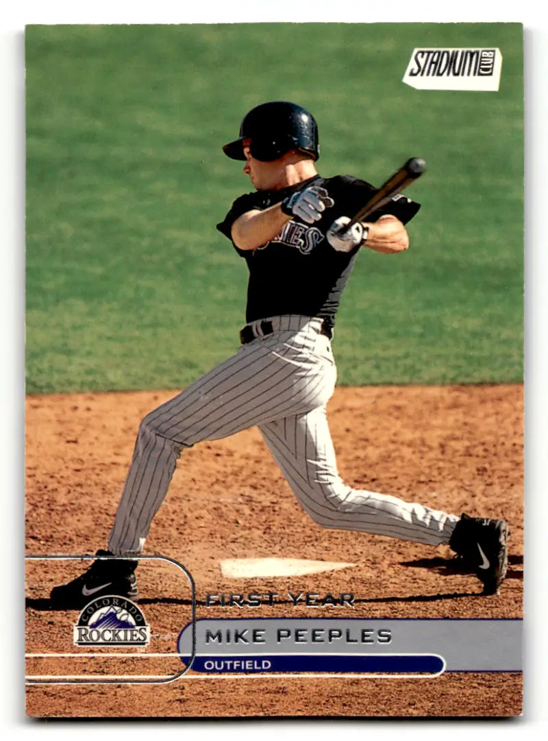 2002 Topps Stadium Club #120 Mike Peeples 1321/2999 NM-MT RC Rookie Roc ID:62114