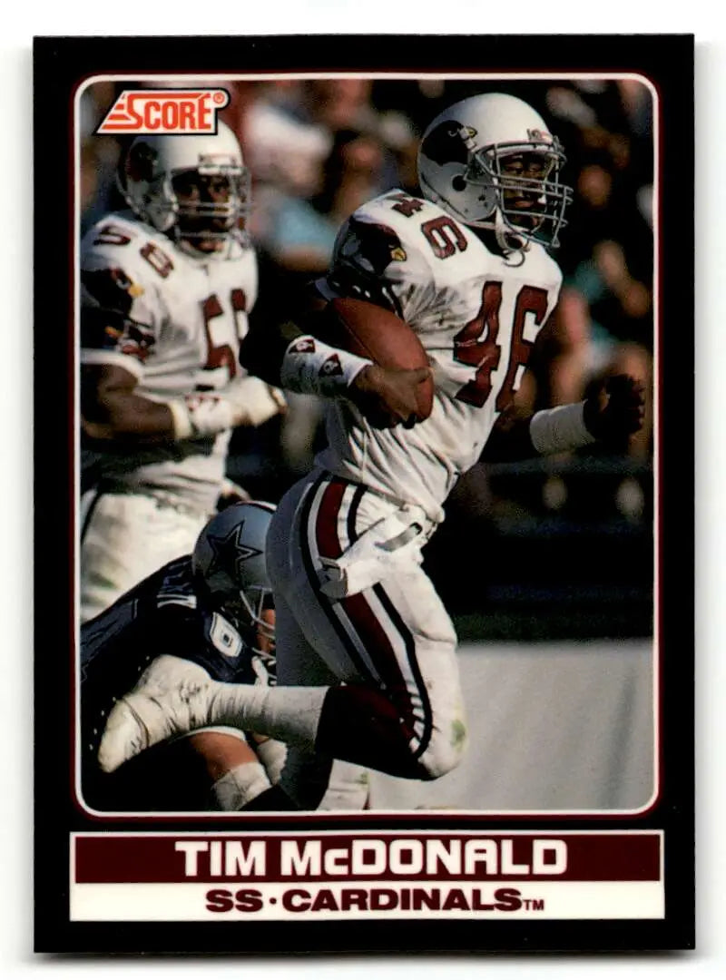 1990 Score #9 Tim McDonald Phoenix Cardinals Football Cards NM-MT ID:62188