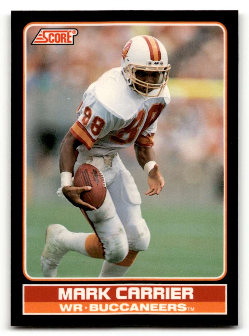 1990 Score #29 Mark Carrier Tampa Bay Buccaneers Football Cards NM-M ID:62208