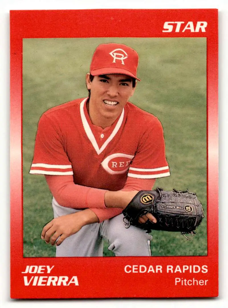 1989 Star #189 Joey Vierra Cedar Rapids Reds Baseball Cards NM-MT ID:62301