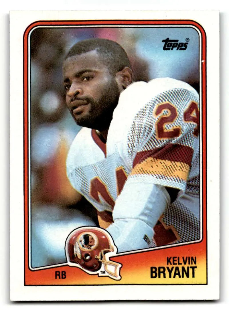 1988 Topps #10 Kelvin Bryant Washington Redskins Football Cards EX/N ID:62345