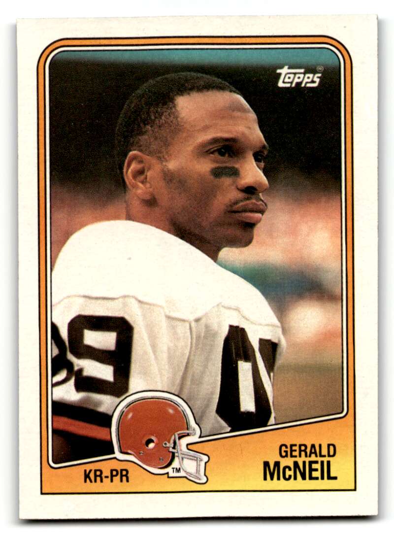 1988 Topps #90 Gerald McNeil Cleveland Browns Football Cards EX/NM ID:62422