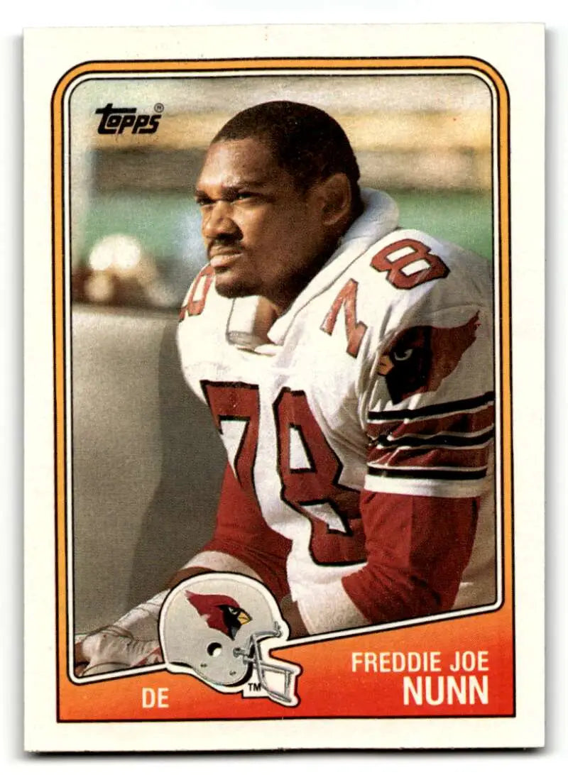 1988 Topps #256 Freddie Joe Nunn Phoenix Cardinals Football Cards EX ID:62615