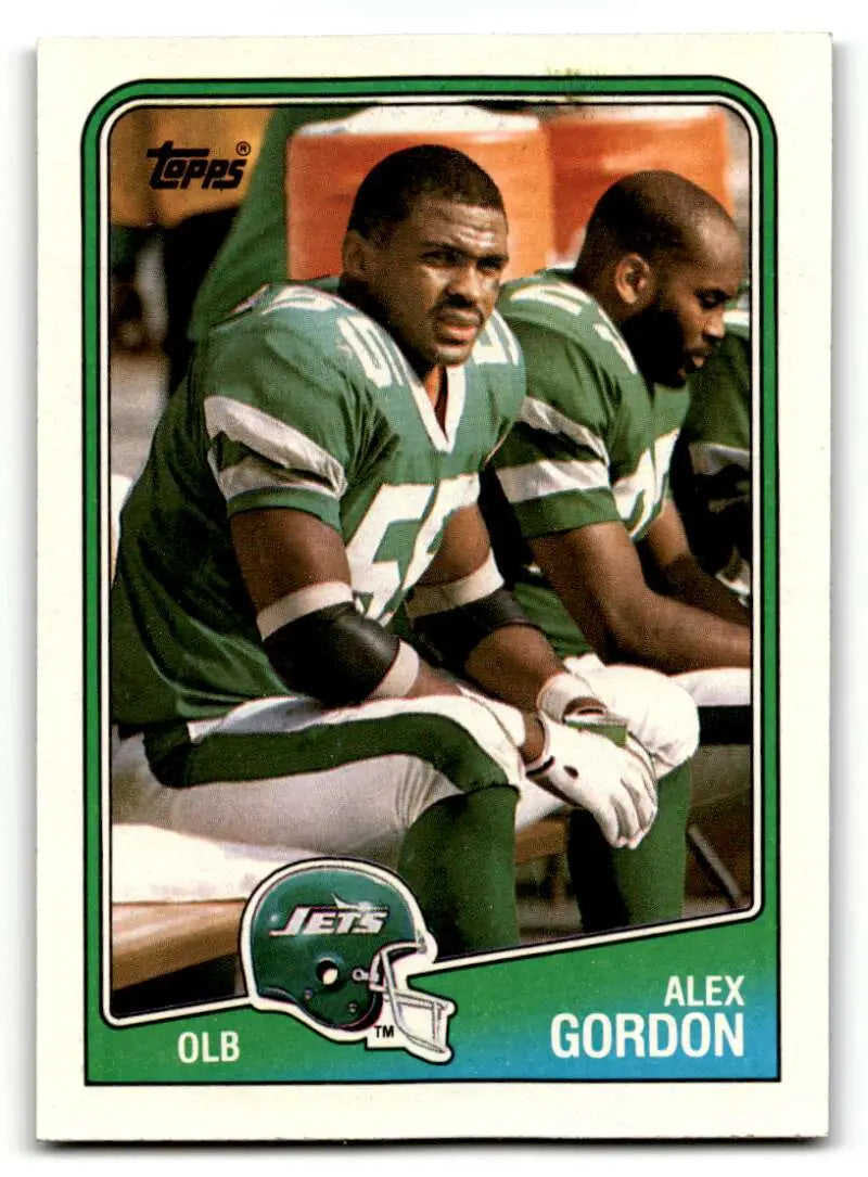 1988 Topps #310 Alex Gordon New York Jets Football Cards EX/NM ID:62668