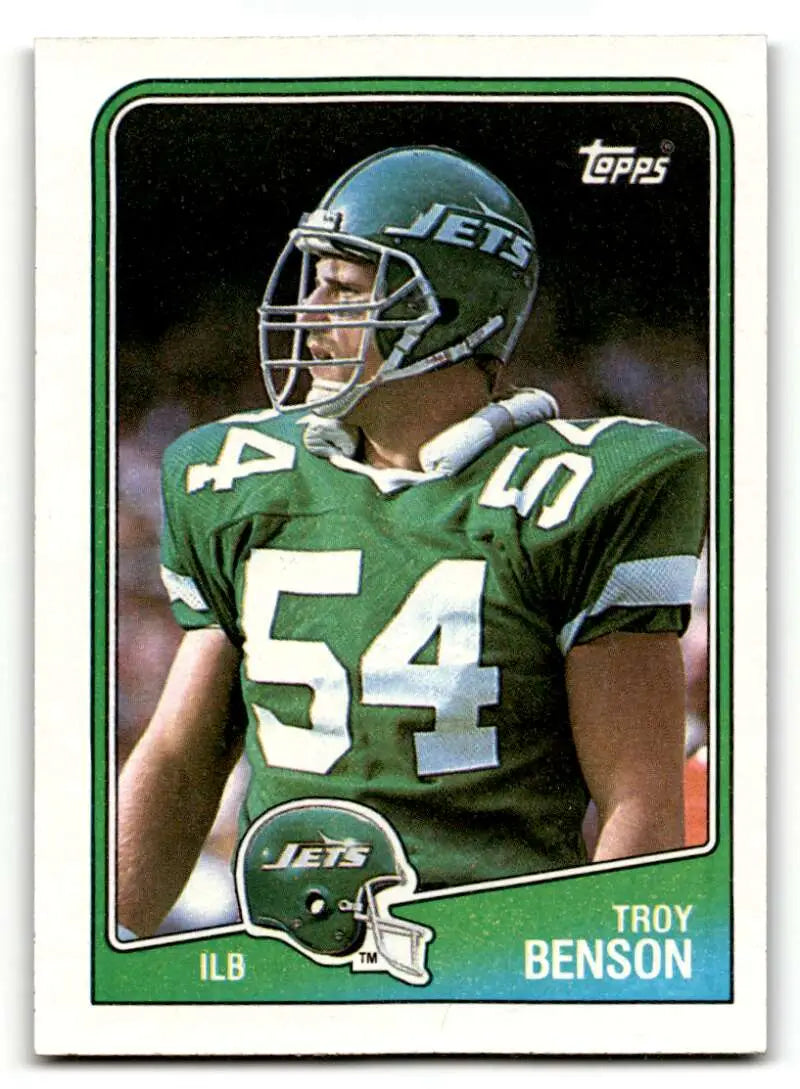 1988 Topps #311 Troy Benson New York Jets Football Cards EX/NM ID:62669