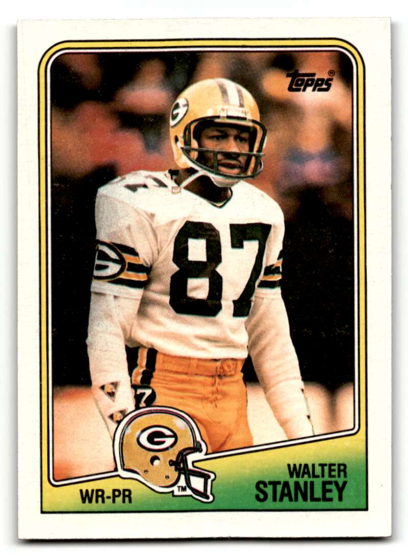 1988 Topps #318 Walter Stanley Green Bay Packers Football Cards EX/N ID:62676