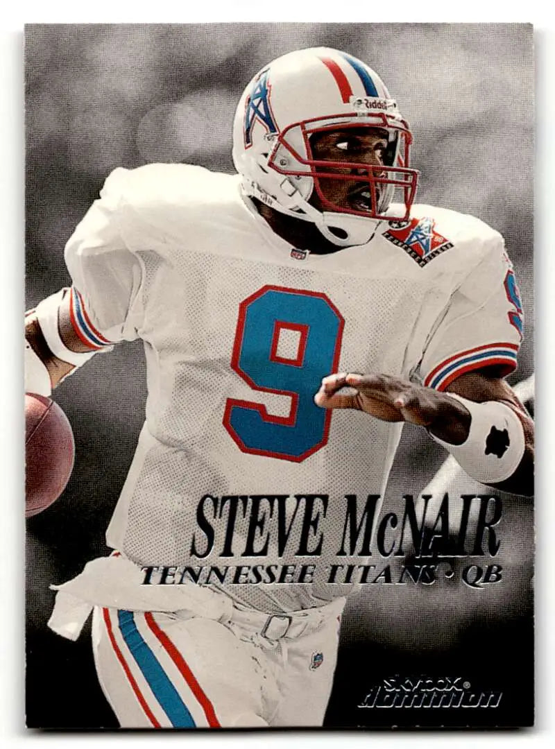 1999 Skybox Dominion #108 Steve McNair Houston Oilers Football Cards ID:62876