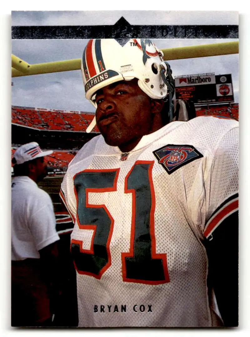 1995 Upper Deck #SE15 Bryan Cox Miami Dolphins Football Cards NM Nea ID:62881