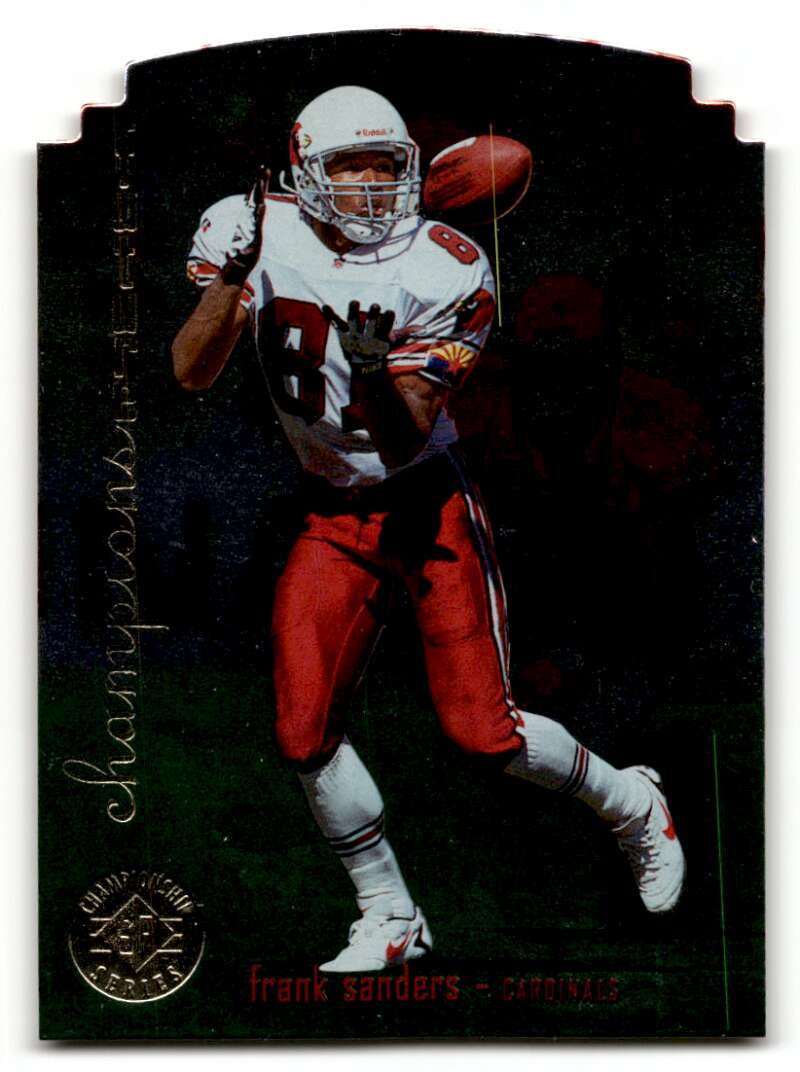 1995 SP Championship #1 Frank Sanders Arizona Cardinals Football Car ID:62938