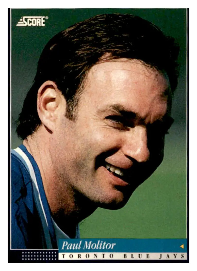 1994 Score #427 Paul Molitor Toronto Blue Jays Baseball Cards EX/NM ID:62994