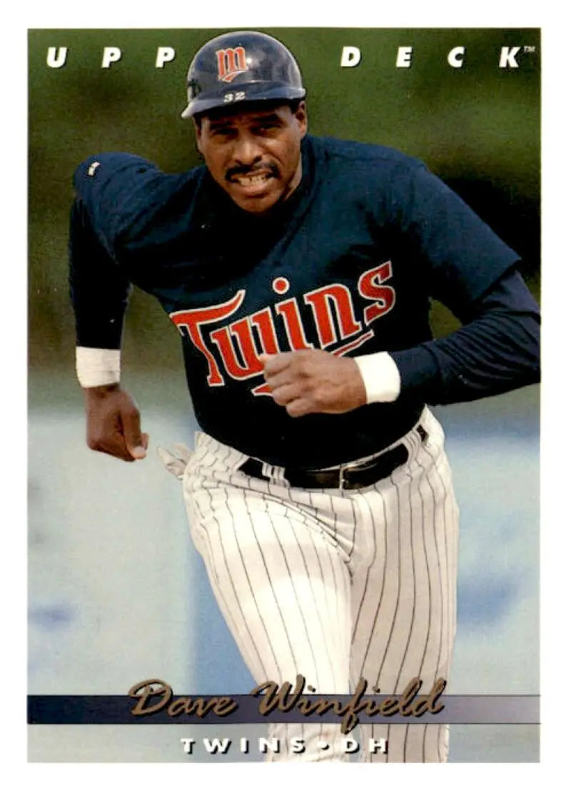 1993 Upper Deck #786 Dave Winfield Minnesota Twins Baseball Cards EX ID:63076
