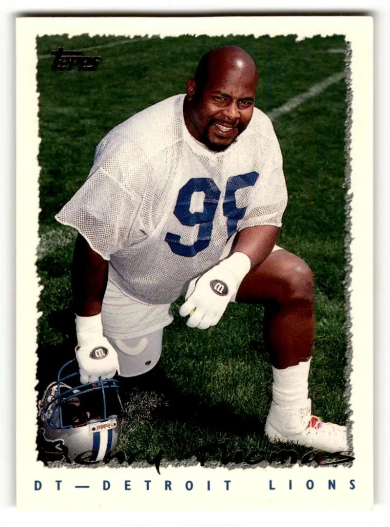 1995 Topps #291 Henry Thomas Detroit Lions Football Cards EX/NM ID:63137