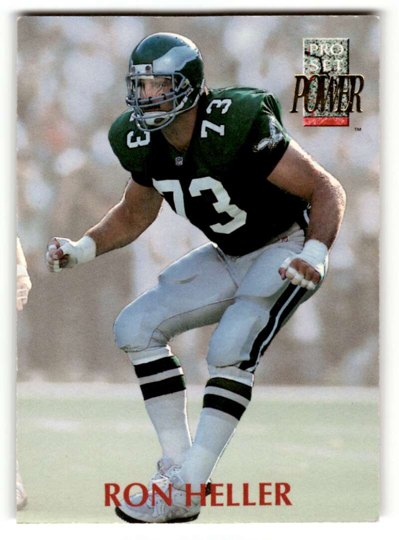 1992 Pro Set Power #173 Ron Heller Indianapolis Colts Football Cards ID:63152