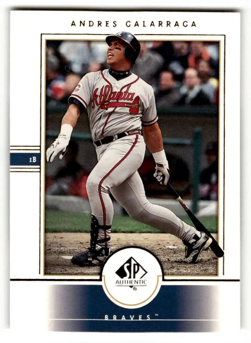 2000 SP Authentic #48 Andres Galarraga Atlanta Braves Baseball Cards ID:63313