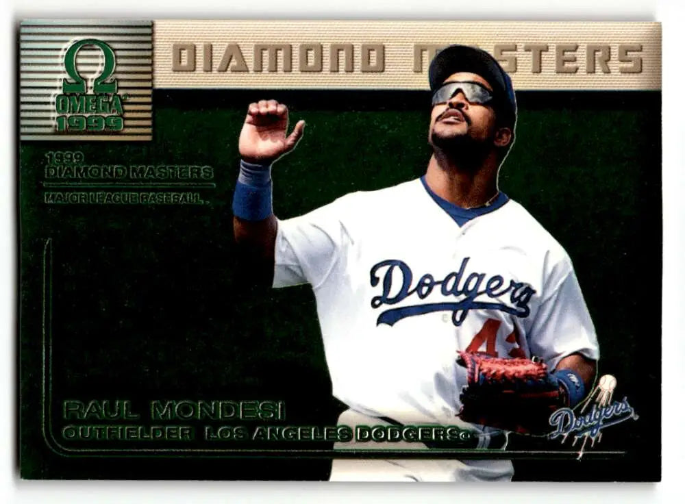 1999 Pacific Omega #18 Raul Mondesi Los Angeles Dodgers Baseball Car ID:63330