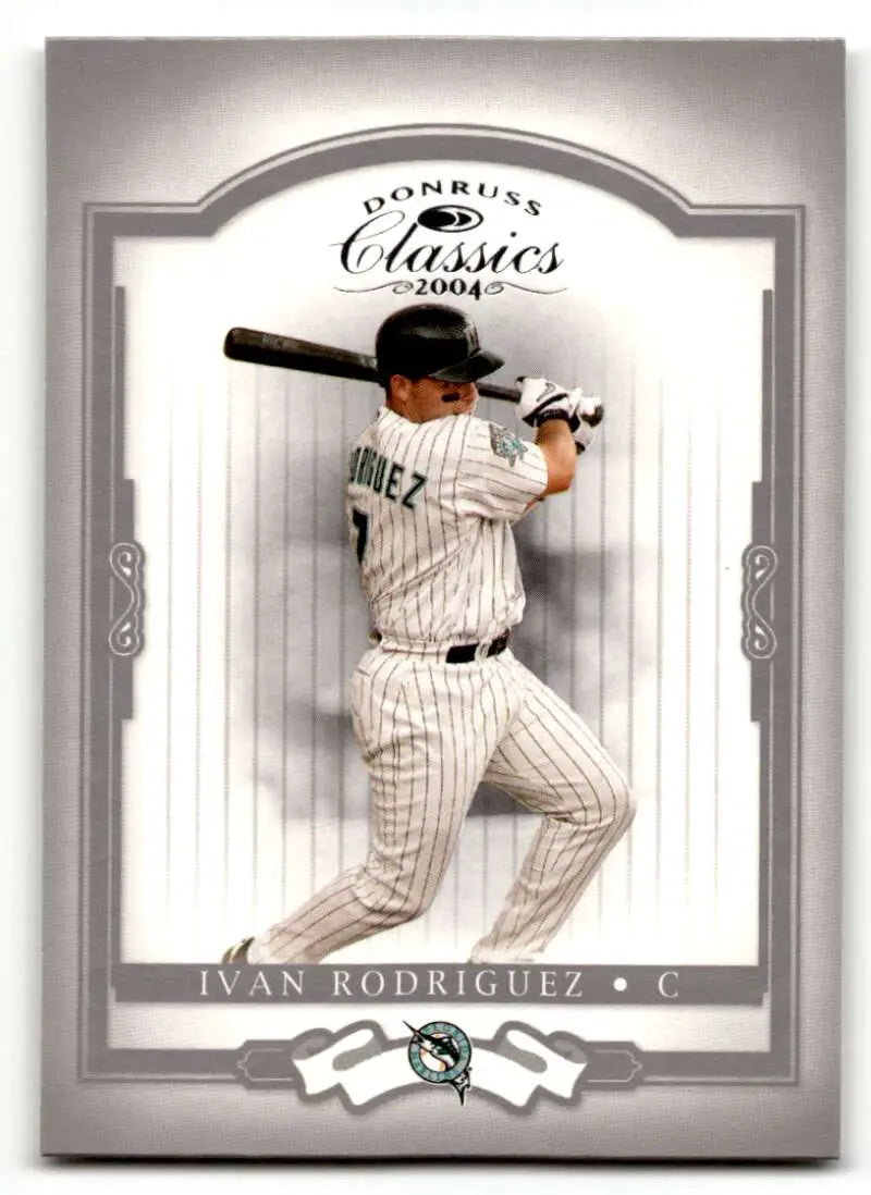 2004 Donruss Classics #97 Ivan Rodriguez Florida Marlins Baseball Ca ID:63443