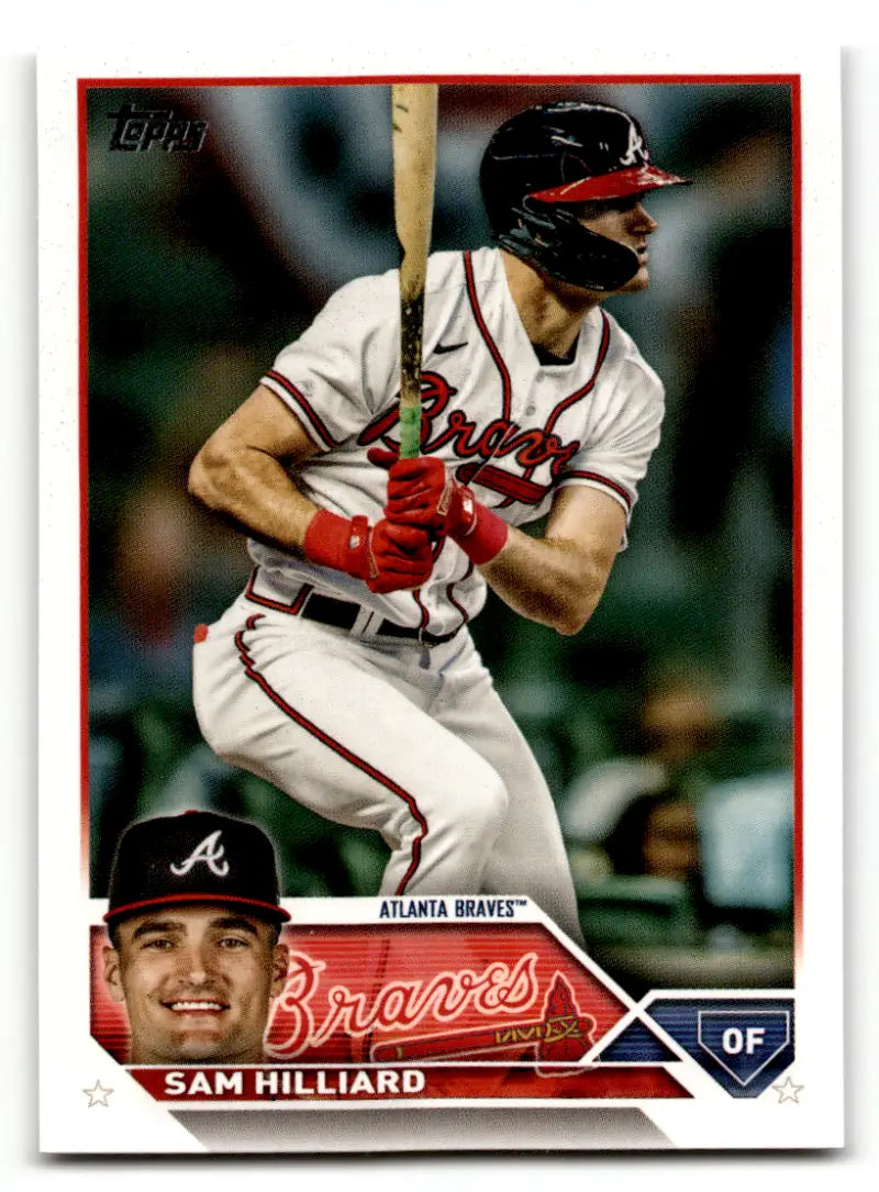 2023 Topps Update Series #US263 Sam Hilliard NM Near Mint Braves ID:63489