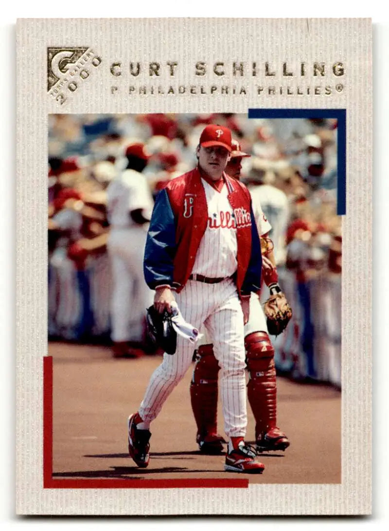 2000 Topps Gallery #55 Curt Schilling Philadelphia Phillies Baseball ID:63514