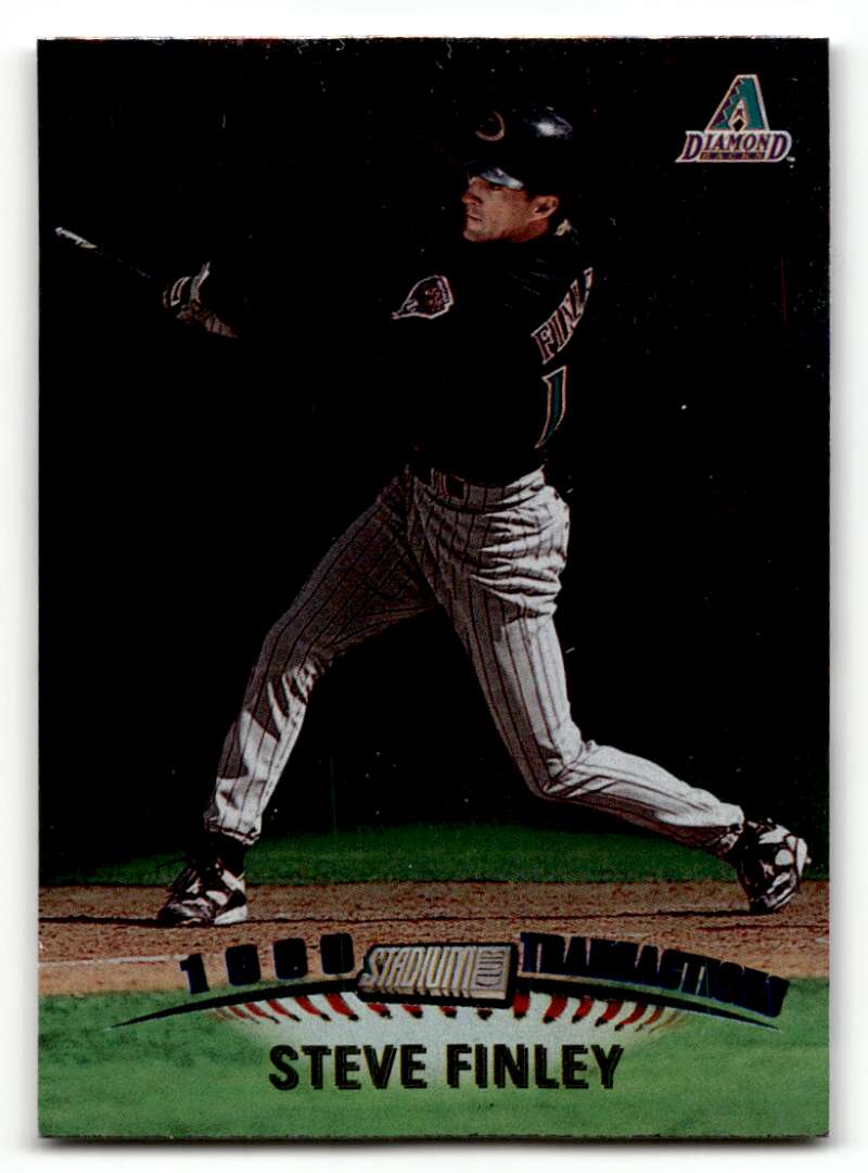 1999 Stadium Club #313 Steve Finley Arizona Diamondbacks Baseball Ca ID:63696