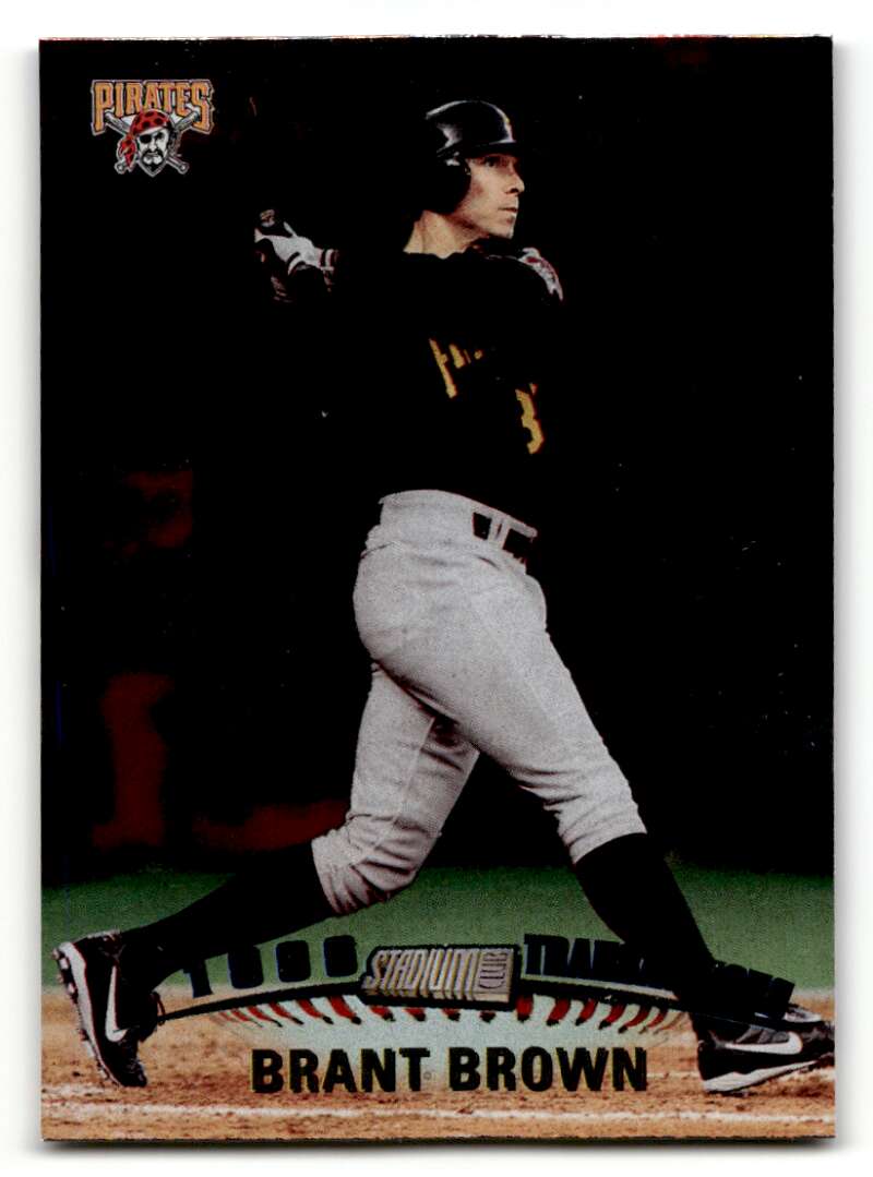 1999 Stadium Club #312 Brant Brown Pittsburgh Pirates Baseball Cards ID:63730