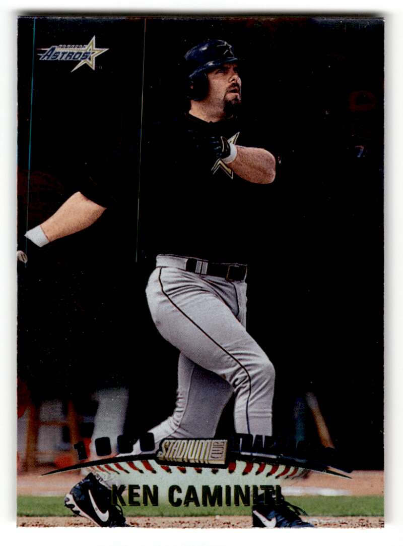 1999 Stadium Club #326 Ken Caminiti Houston Astros Baseball Cards NM ID:63741