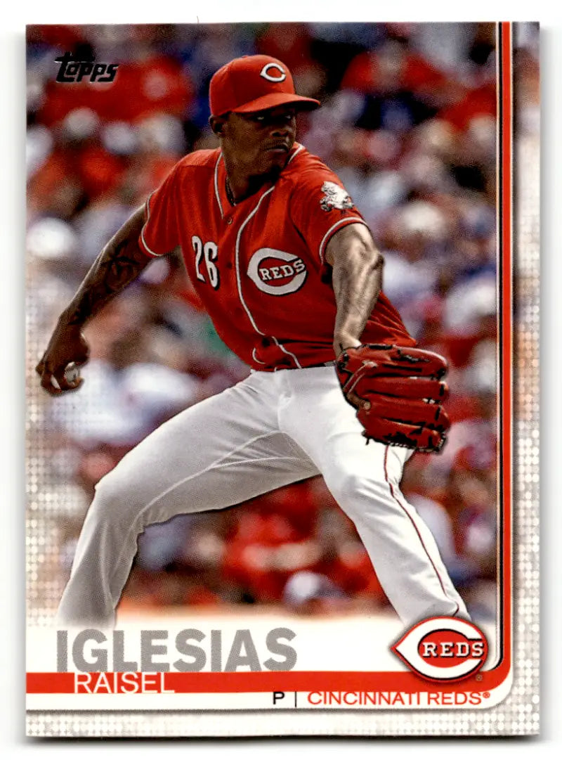 2019 Topps #465 Raisel Iglesias NM Near Mint Reds ID:63994