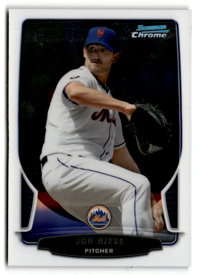 2013 Bowman Chrome #165 Jon Niese NM Near Mint Mets ID:64013