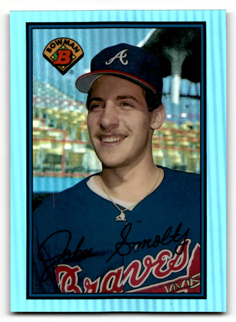 2013 Bowman Chrome Blue Sapphire Reprint #266 John Smoltz EX/NM Braves ID:64133