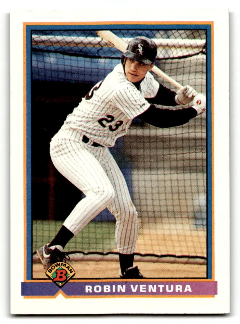 1991 Bowman #358 Robin Ventura NM Near Mint White Sox ID:64246
