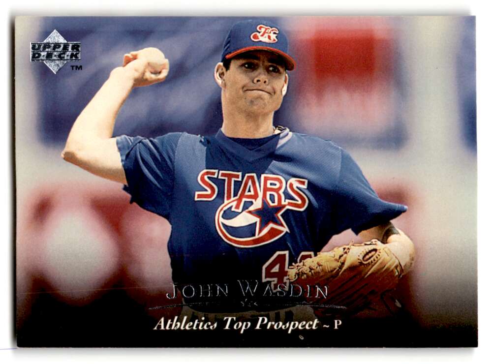 1995 Upper Deck Minors #12 John Wasdin Huntsville Stars Baseball Car ID:64370