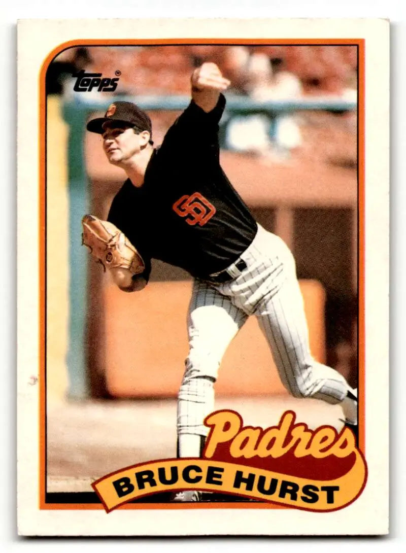 1989 Topps Traded #55T Bruce Hurst San Diego Padres Baseball Cards E ID:64404